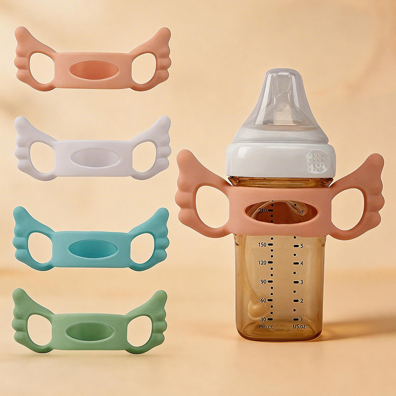 Baby Food Bottle - 2 шт. (случайный цвет) силиконовые накладки