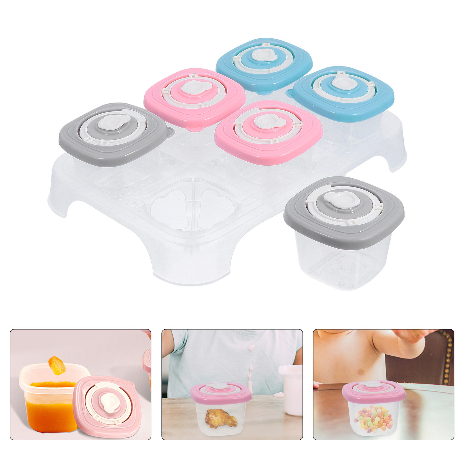 Baby Food Home - Набор контейнеров для хранения детского питания