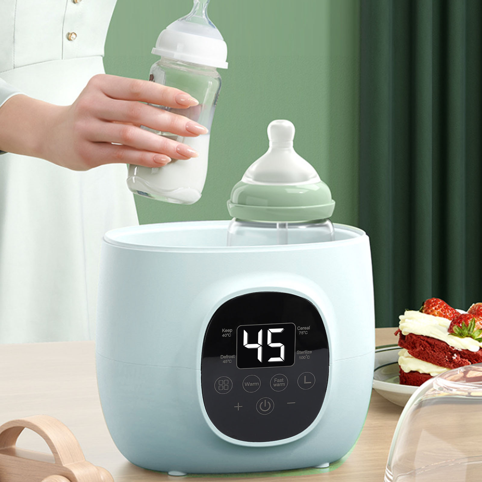 Baby Food Bottle - Подогреватель детских бутылочек, 200 Вт, ПП,