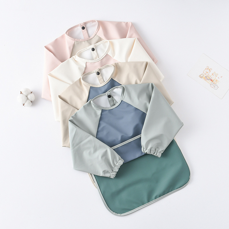 Детские нагрудники из искусств – обзор и цена Bib Long Sleeve