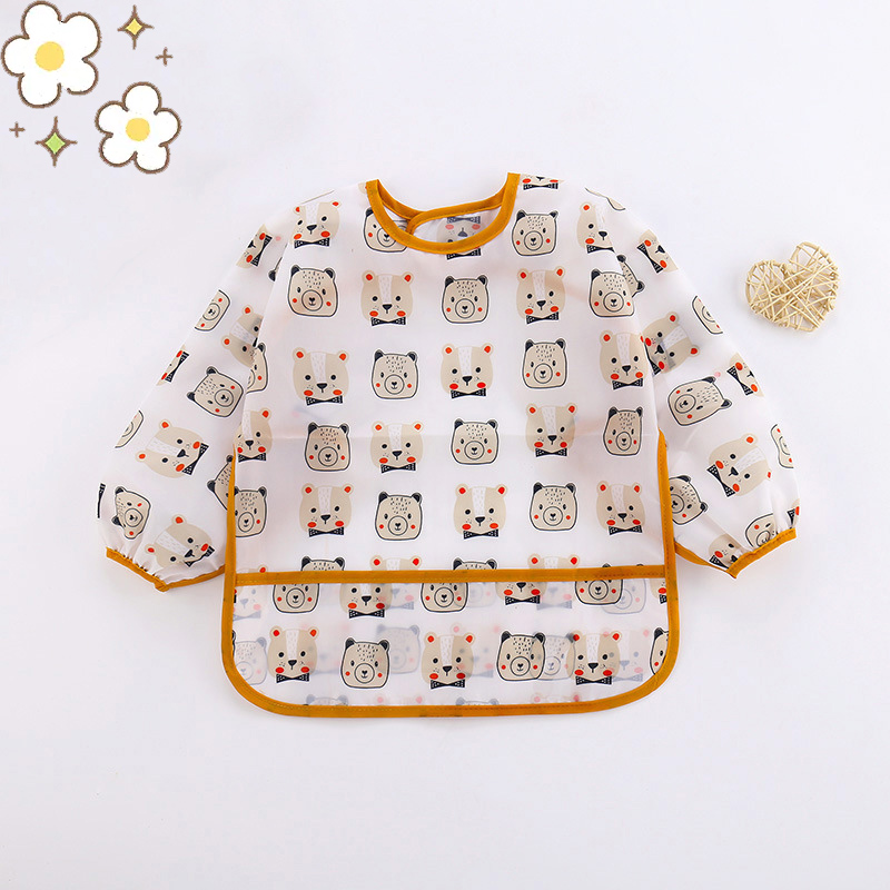Детские силиконовые нагрудники – обзор и цена Bib Long Sleeve