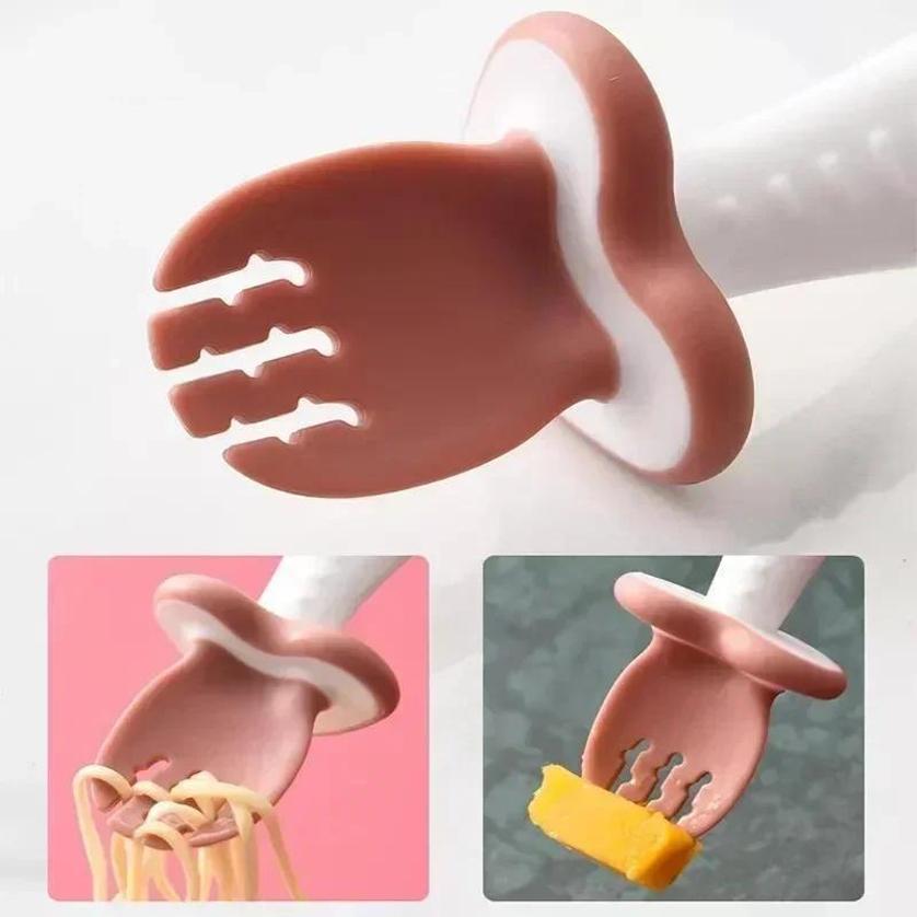 Детская ложка, вилка, силиконо – обзор и цена Baby Food Feeder