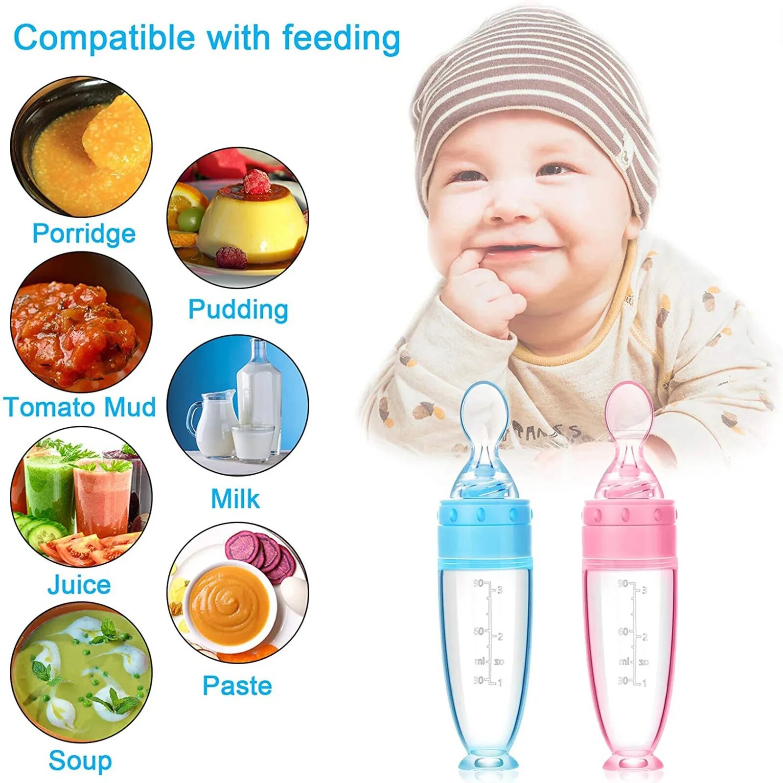 Депрессируемая силиконовая бут – обзор и цена Baby Food Feeder