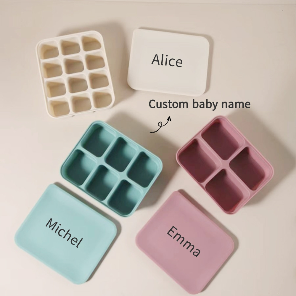 Персонализированный лоток для  – обзор и цена Baby Food Freezer Tray