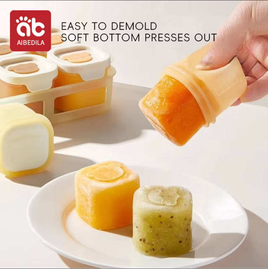 AIBEDILA Детский силиконовый к – обзор и цена Baby Food Freezer Tray