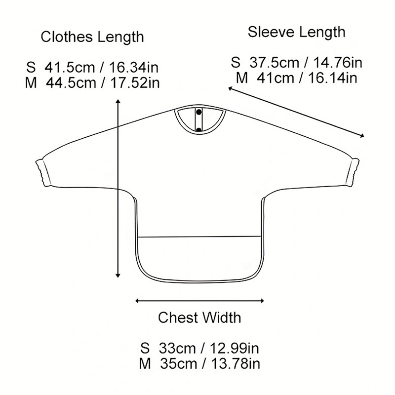 Детские нагрудники, однотонный – обзор и цена Bib Long Sleeve
