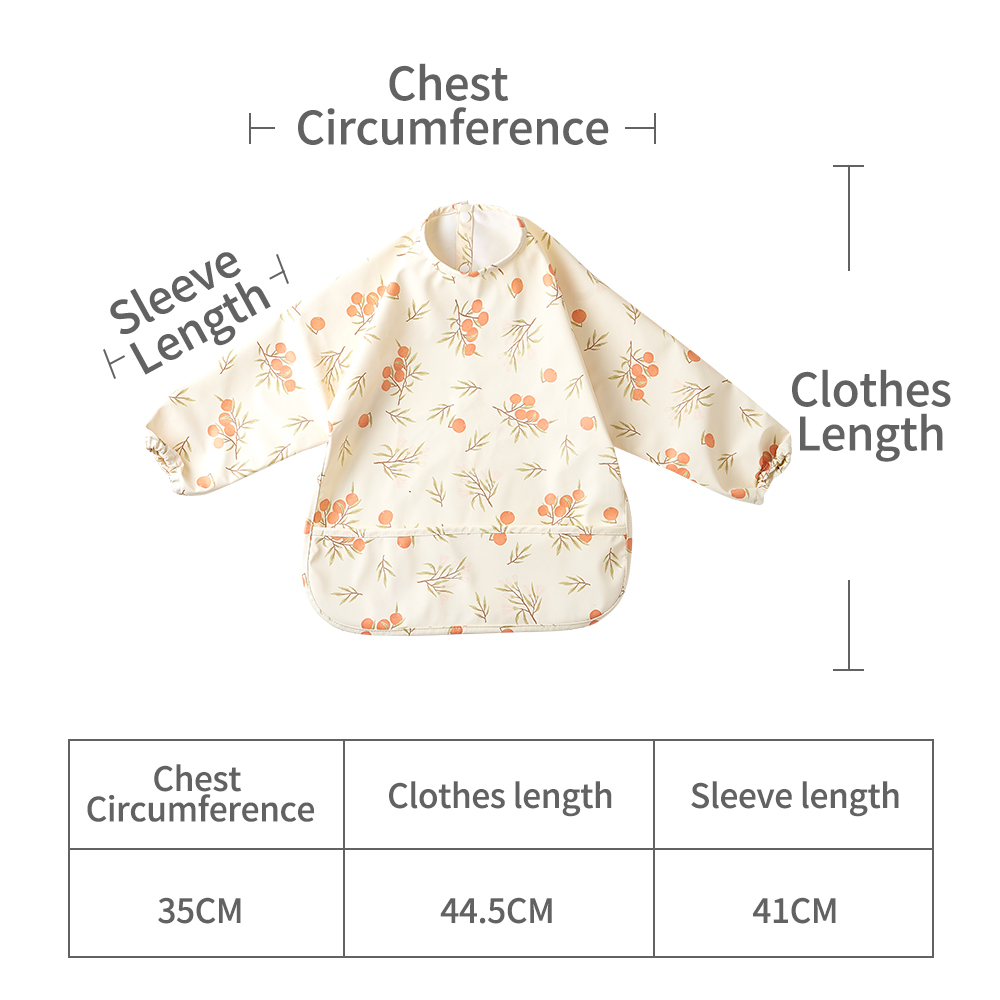 Elinfant PU новый материал дет – обзор и цена Bib Long Sleeve